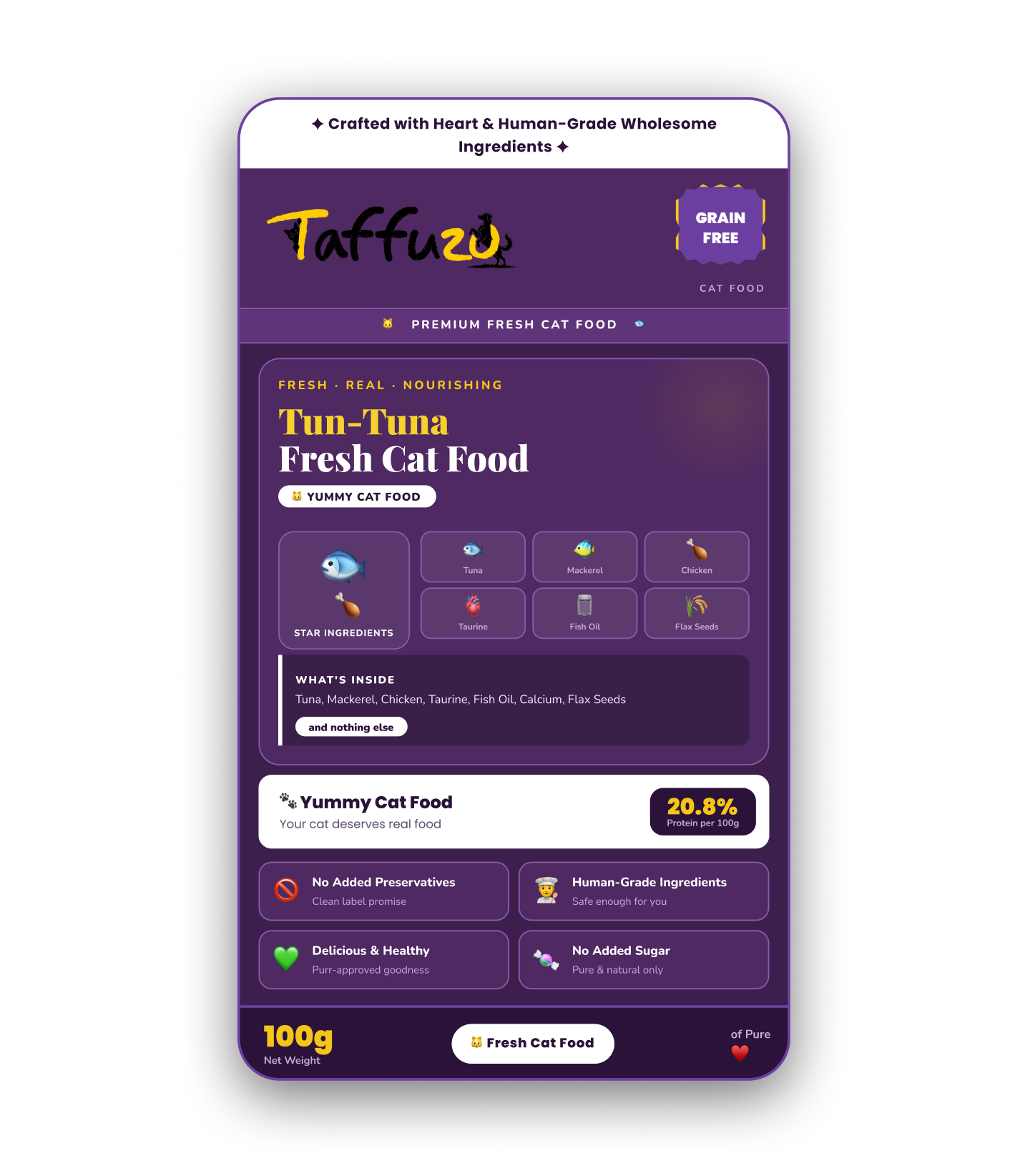 Group 59573 Tuna Fresh Cat Food | Zero Preservatives - Image 1